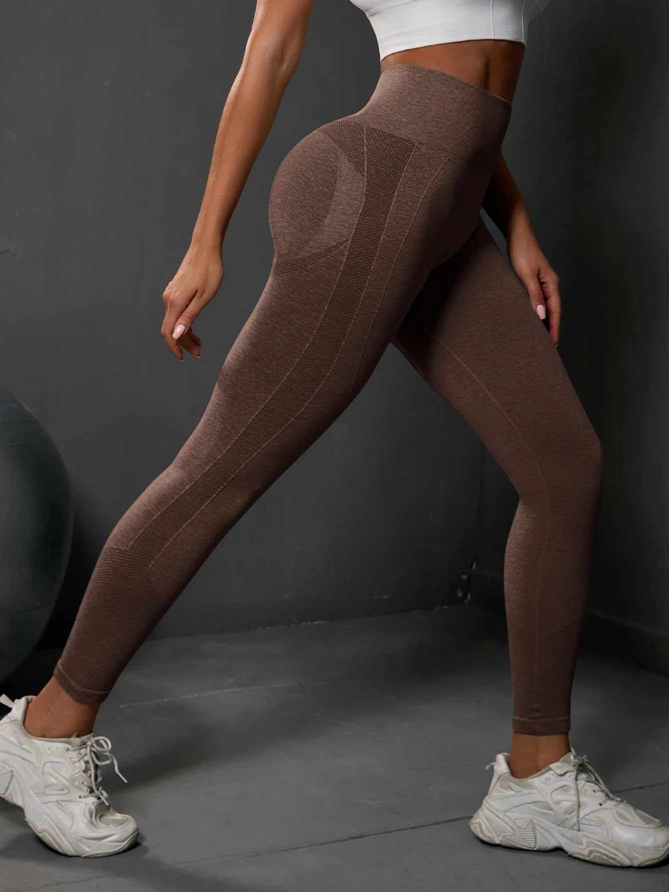 Gameset Sport Yoga Leggings Seamless High Stretch Tummy Control Sports Tights