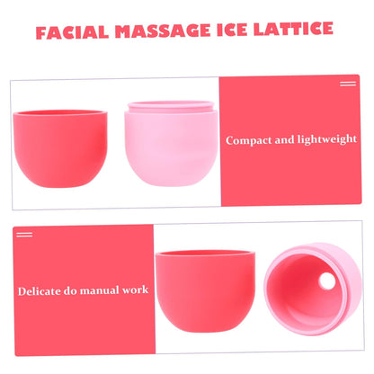 Silicone Ice Face Roller for Skincare Manual Massage Tool to Reduce Puffiness and Dark Circles Versatile Eye Roller for Men and Women for Sunburn Relief and Skin Care Routine