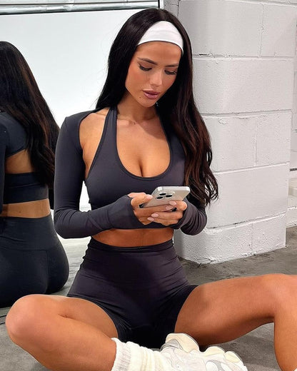 2 Pack Biker Shorts for Women - 3"/5"/8" Booty Volleyball High Waisted Black Spandex Shorts for Yoga Dance Workout