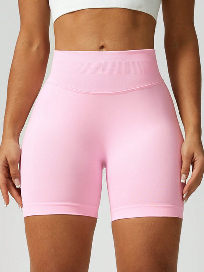 Ncmryu Women'S Seamless Butt Lifting Sports Shorts for Gym Workout