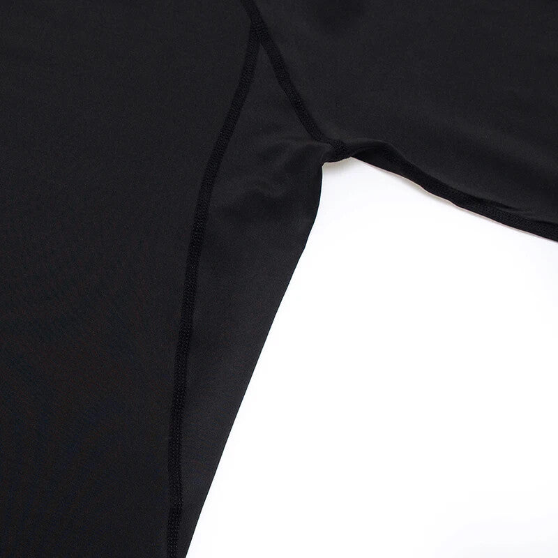 Men Running Compression T-Shirt Long Sleeves Sport Tees Gym Fitness