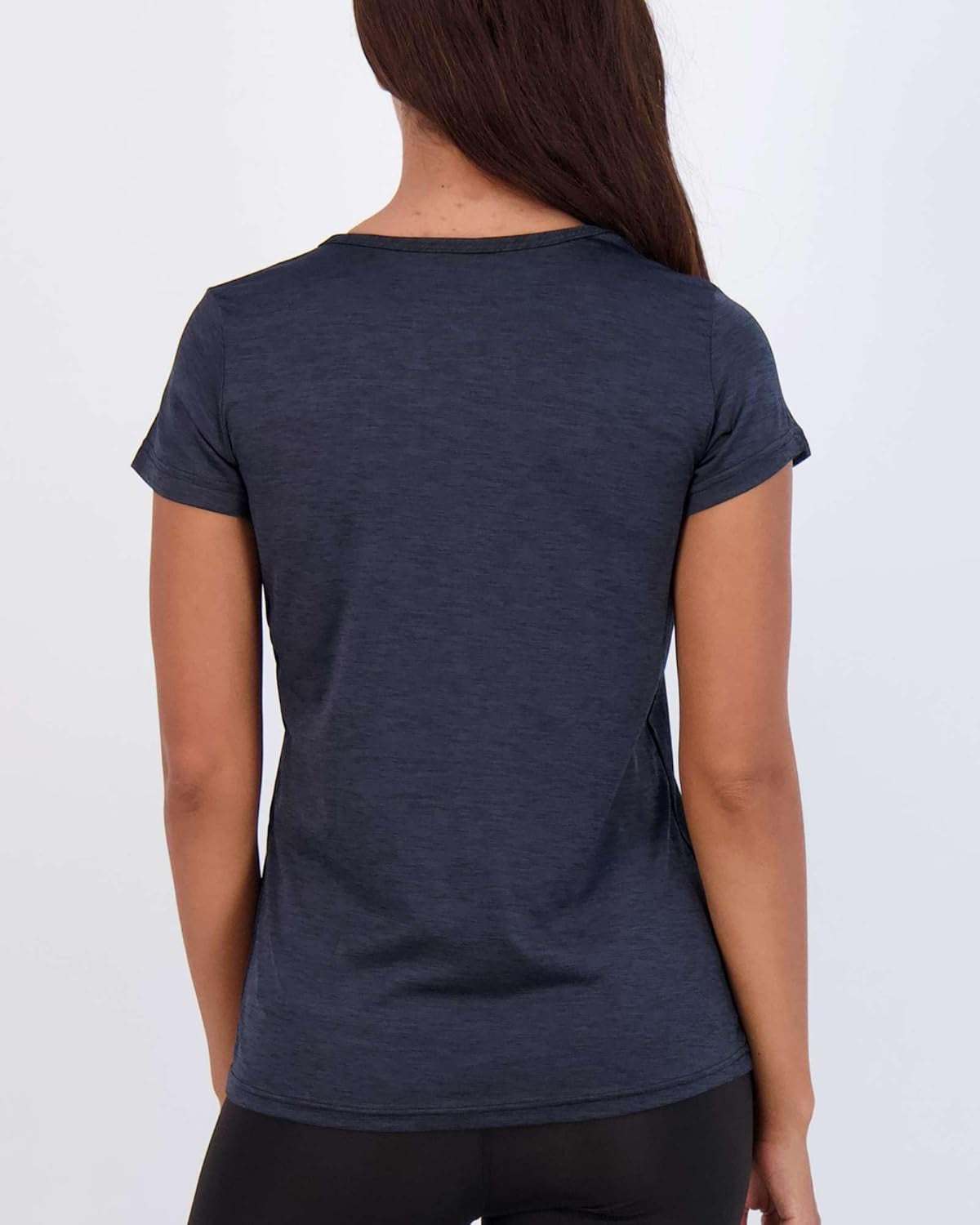 5 Pack: Women'S Dry Fit Short Sleeve V Neck Workout Top - Fitness Gym Athletic Yoga T-Shirt (Plus Available)