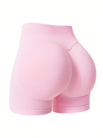 Ncmryu Women'S Seamless Butt Lifting Sports Shorts for Gym Workout