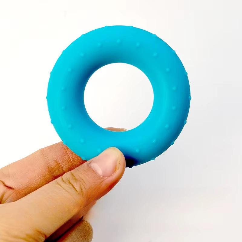 Silicone Grip Ring, Elastic Grip Device, Hand Exercise, Relaxation, Strength Training, Convex Point Fitness Ring