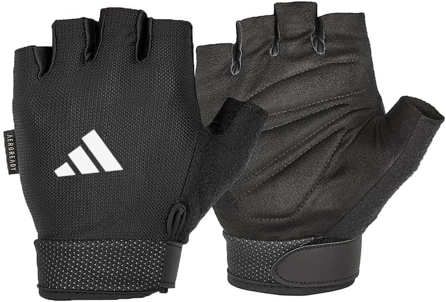 Essential Training & Weightlifting Gloves, Fingerless Workout Gloves
