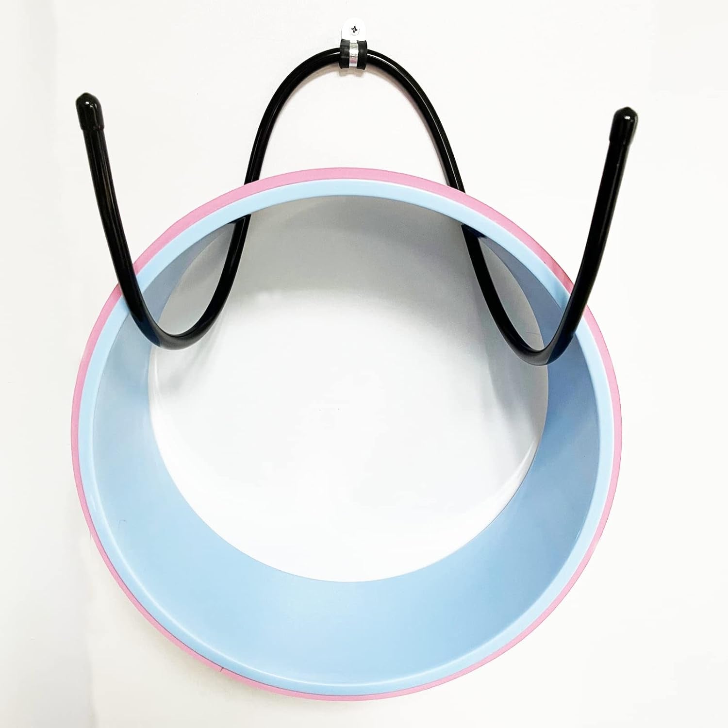 Upgraded Large Yoga Mat Holder Wall Mount, Metal Storage Rack for Yoga Mat/Wheels, Foam Roller Etcs, Wall Rack Organizer Hooks for Hanging Stretching Strap & Resistance Bands, Yoga Room/Home Gym Decor