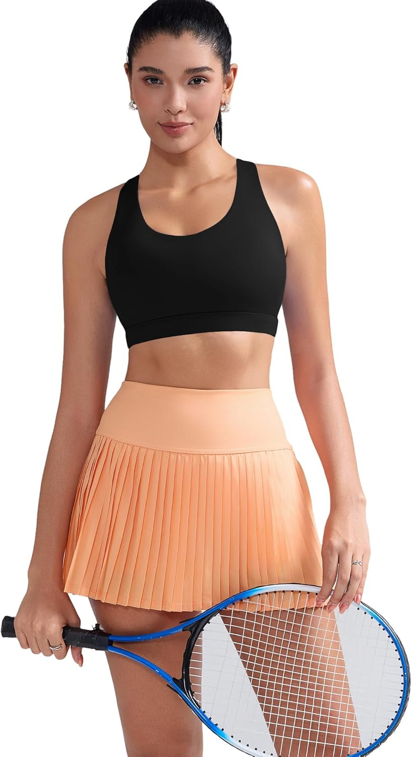 Sports Bra for Women, Criss-Cross Back Padded Strappy Sports Bras Medium Support Yoga Bra with Removable Cups