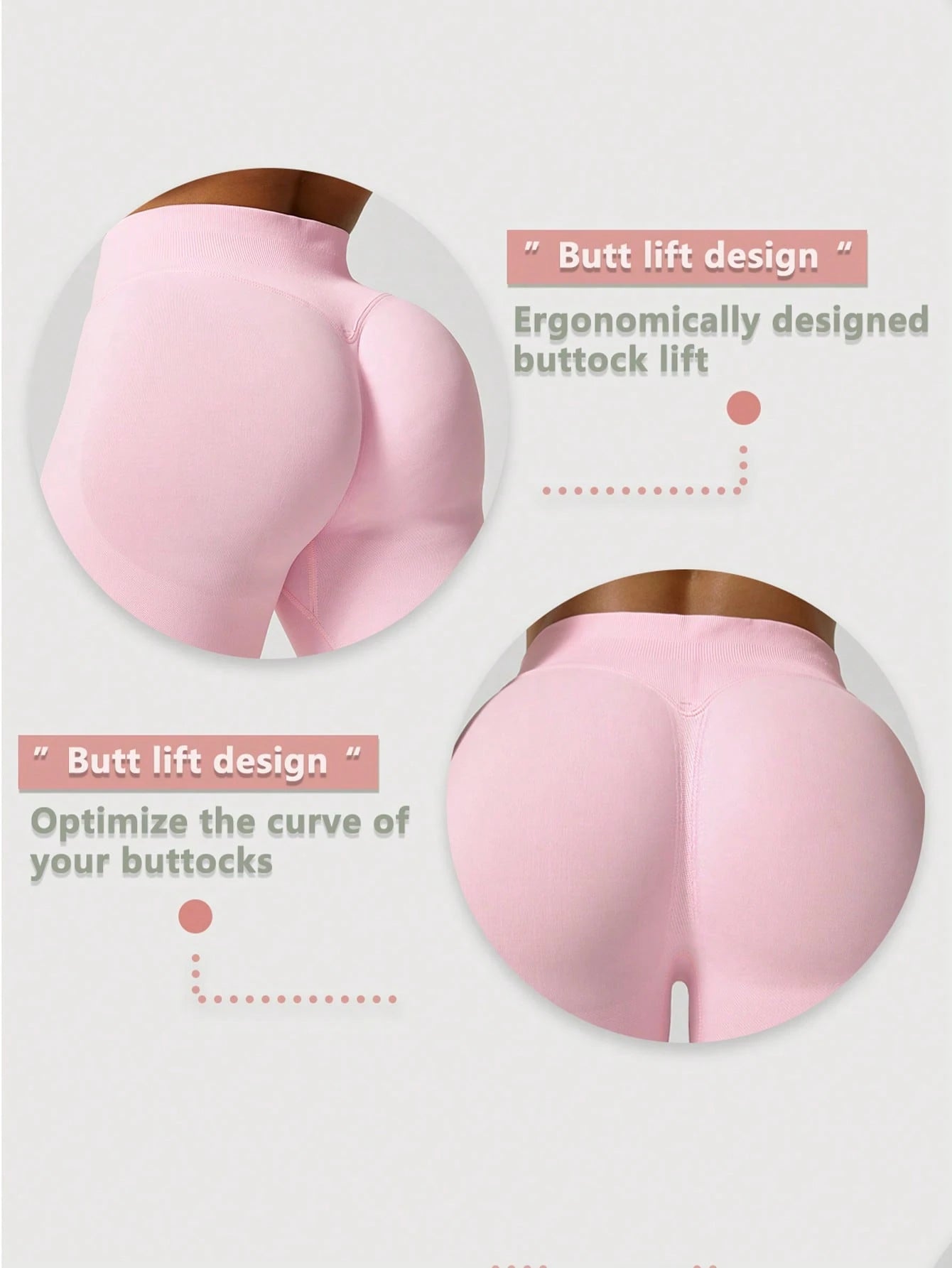 Ncmryu Women'S Seamless Butt Lifting Sports Shorts for Gym Workout