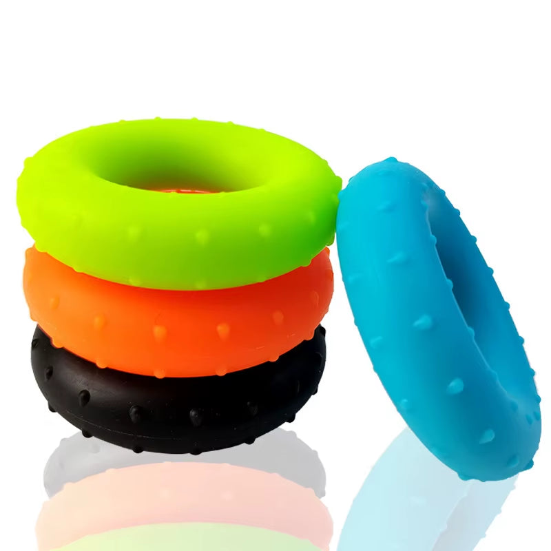 Silicone Grip Ring, Elastic Grip Device, Hand Exercise, Relaxation, Strength Training, Convex Point Fitness Ring