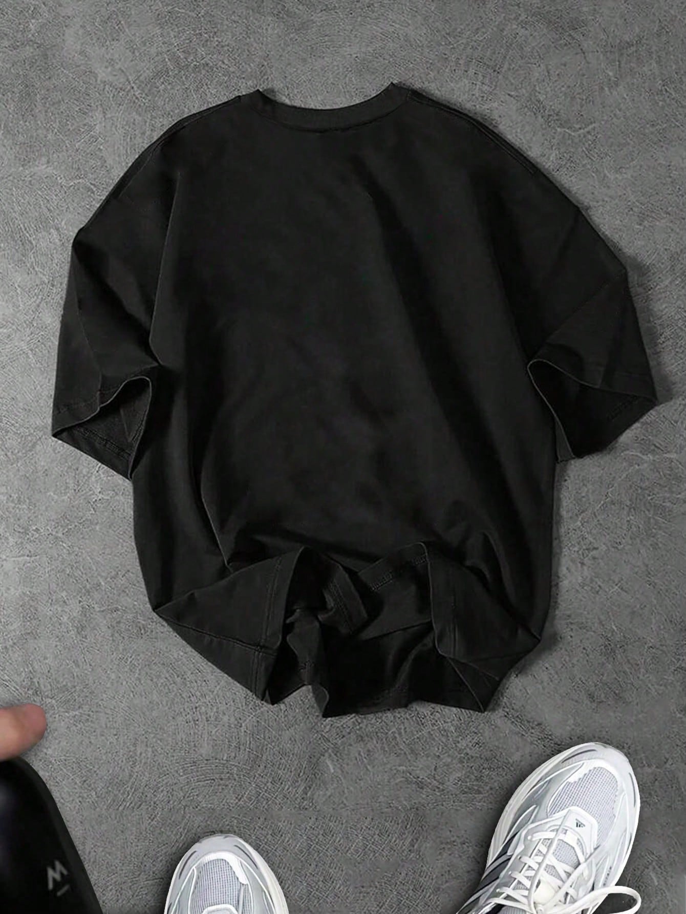 Manfinity Sport Corelite Men'S Graphic Print Loose Fit round Neck Summer Sports T-Shirt Workout Clothes Running Tees & Tanks Workout Tops Breathable