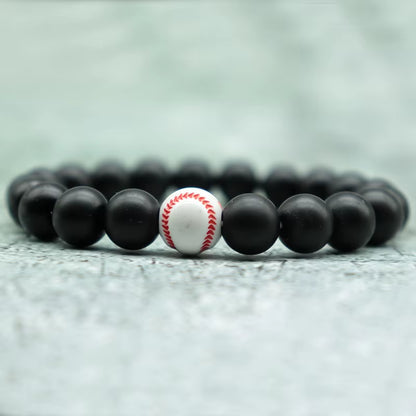 Minimalist Gym Bracelet Man Basketball Football Braclet Homme 10Mm Natural Stone Braslet Beads Love Gift for Boyfriend Pulseras