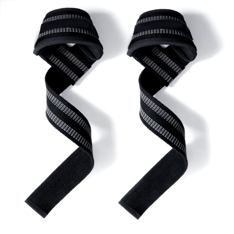 1Pair Non-Slip Strap Gym Dumbbell Workout Weights Lifting Straps Crossfit Fitness Equipment Wrist Wrap Lift Exercise Training