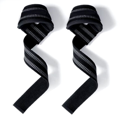 1Pair Non-Slip Strap Gym Dumbbell Workout Weights Lifting Straps Crossfit Fitness Equipment Wrist Wrap Lift Exercise Training