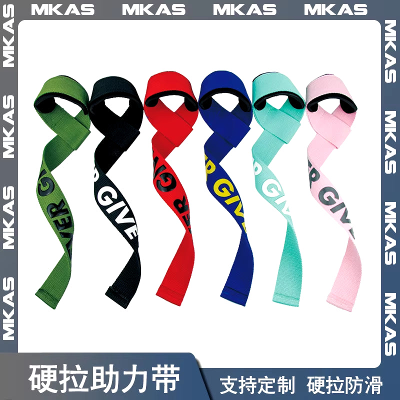 1Pair Non-Slip Strap Gym Dumbbell Workout Weights Lifting Straps Crossfit Fitness Equipment Wrist Wrap Lift Exercise Training