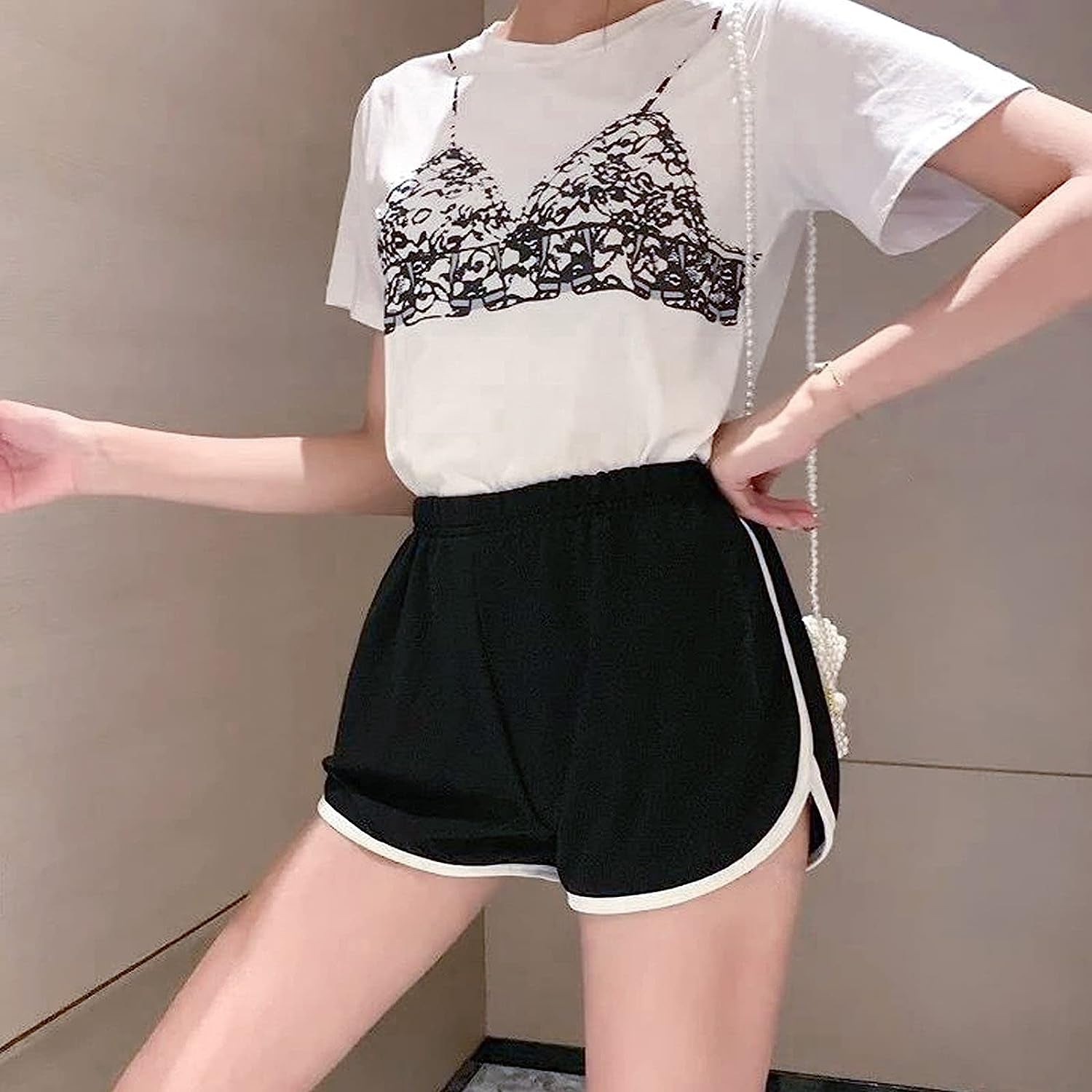 4 Pack Women'S Cotton Yoga Dance Short Pants Sport Shorts Summer Athletic Cycling Hiking Sports Shorts