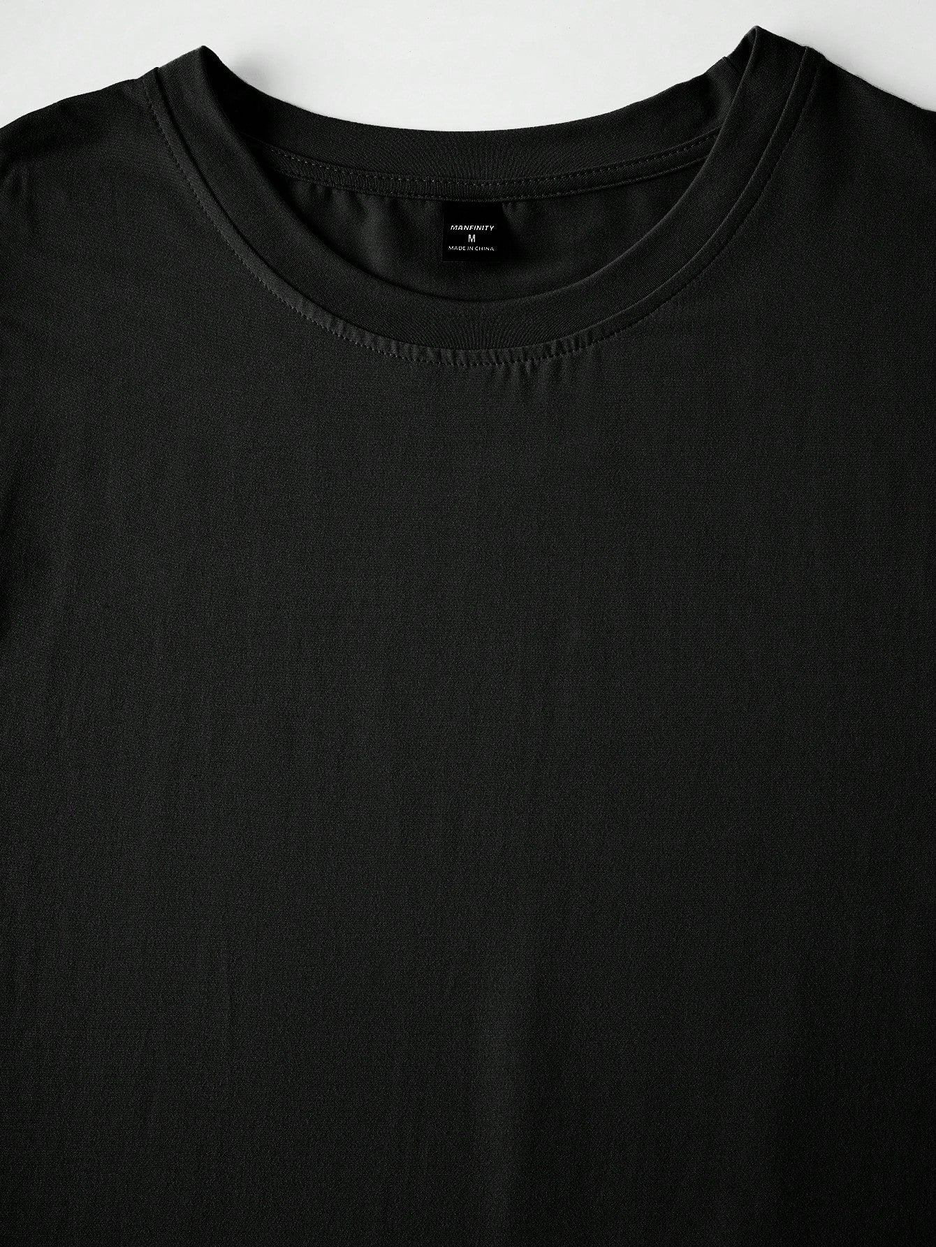 Manfinity Sport Corelite Men'S Botanical Print round Neck Short Sleeve Sports T-Shirt for Summer Workout Clothes Running Tees & Tanks, Black T-Shirt, Spider T-Shirt