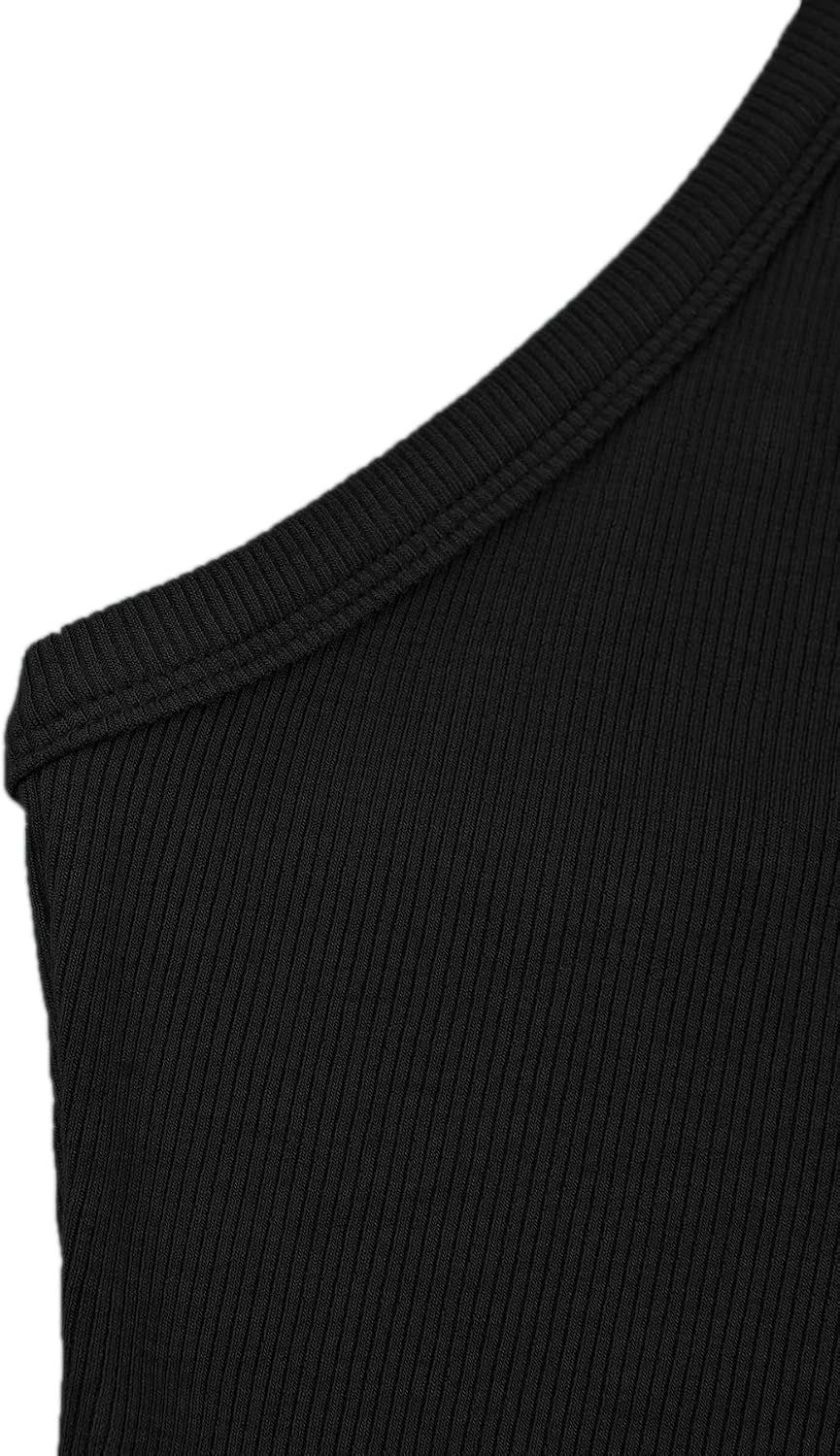 Workout Tops for Women Racerback Basic Tank Summer 2025 Camisole V Neck Slim Fit Ribbed Sleeveless