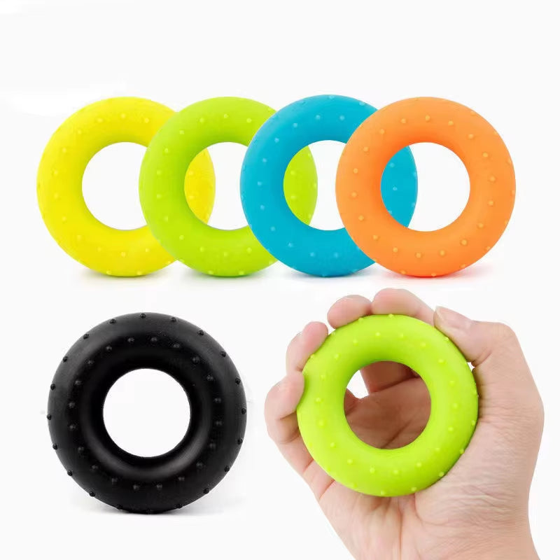 Silicone Grip Ring, Elastic Grip Device, Hand Exercise, Relaxation, Strength Training, Convex Point Fitness Ring