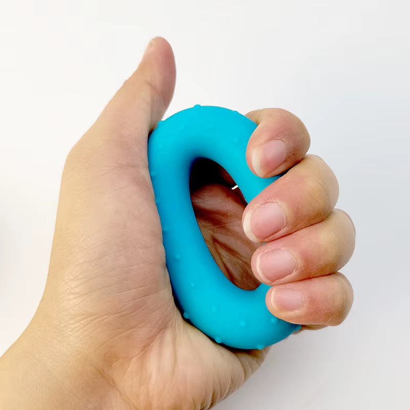 Silicone Grip Ring, Elastic Grip Device, Hand Exercise, Relaxation, Strength Training, Convex Point Fitness Ring